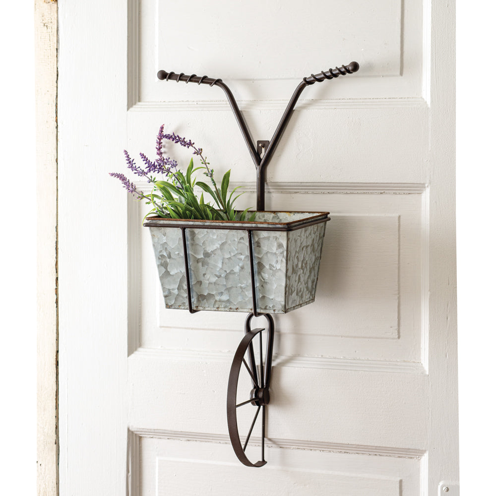 Antique Style Bicycle Wall Planter