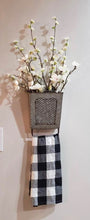 Load image into Gallery viewer, Galvanized Wall Box and Towel Rack
