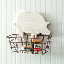 Load image into Gallery viewer, Rustic Style Pig Basket
