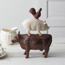 Load image into Gallery viewer, Stacked Farm Animals Figurine
