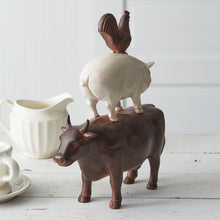 Load image into Gallery viewer, Stacked Farm Animals Figurine
