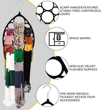 Load image into Gallery viewer, Velvet Flocked Scarf Hanger
