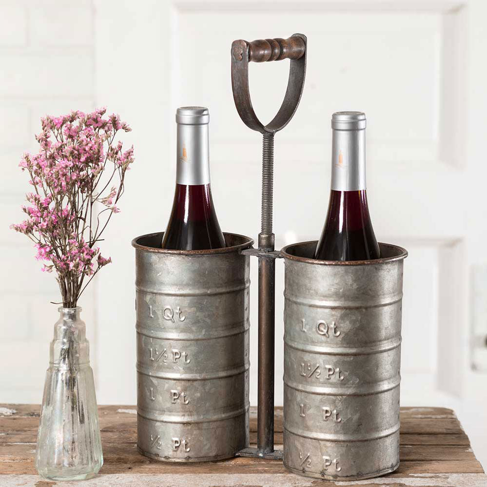 Bottle Caddy with Removable Handle