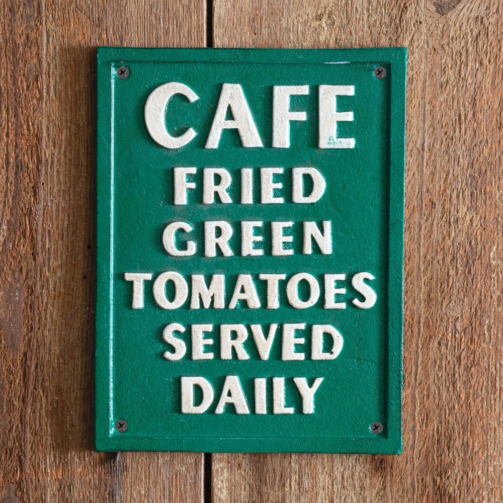 Fried Green Tomato Wall Sign